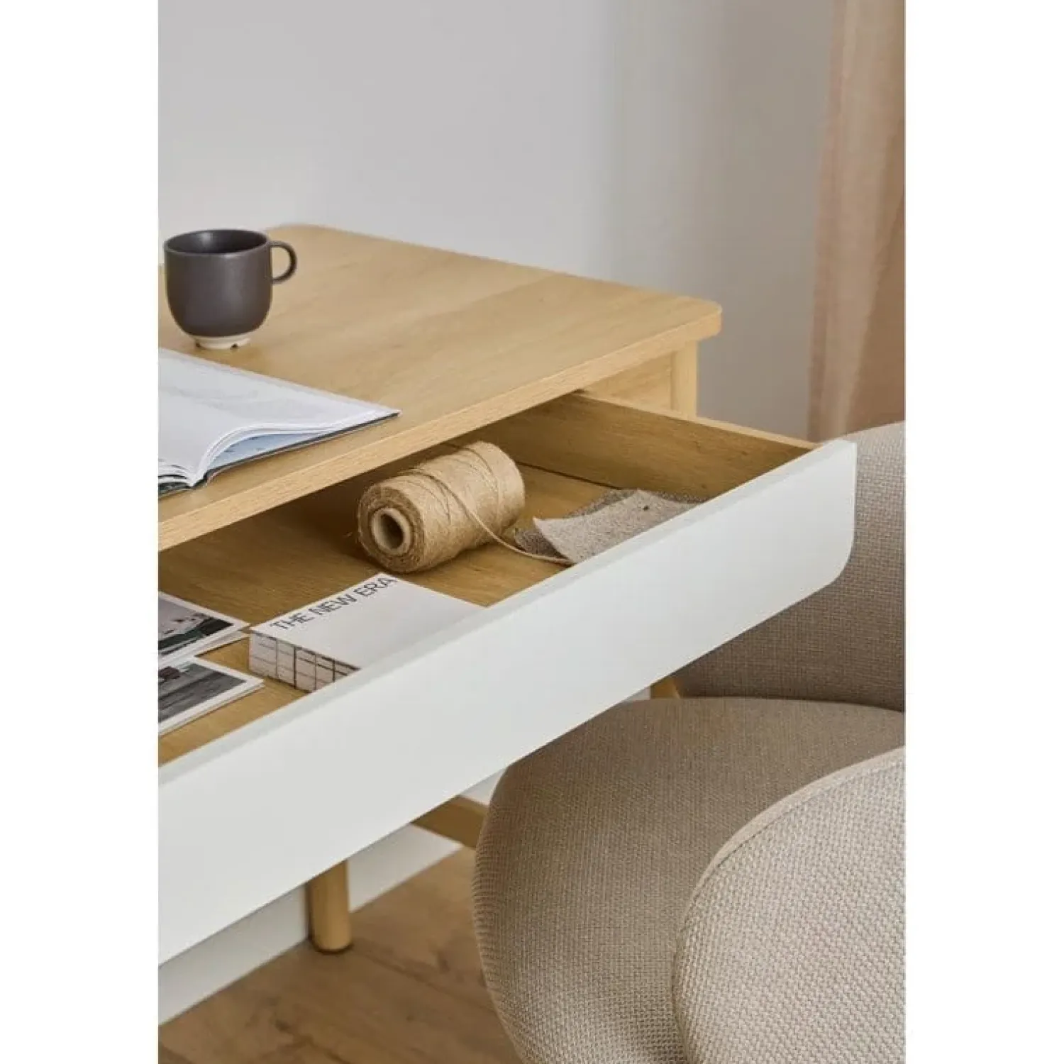 Nordhavn Bureautafels|Solenta Bureau Naturel 110cm