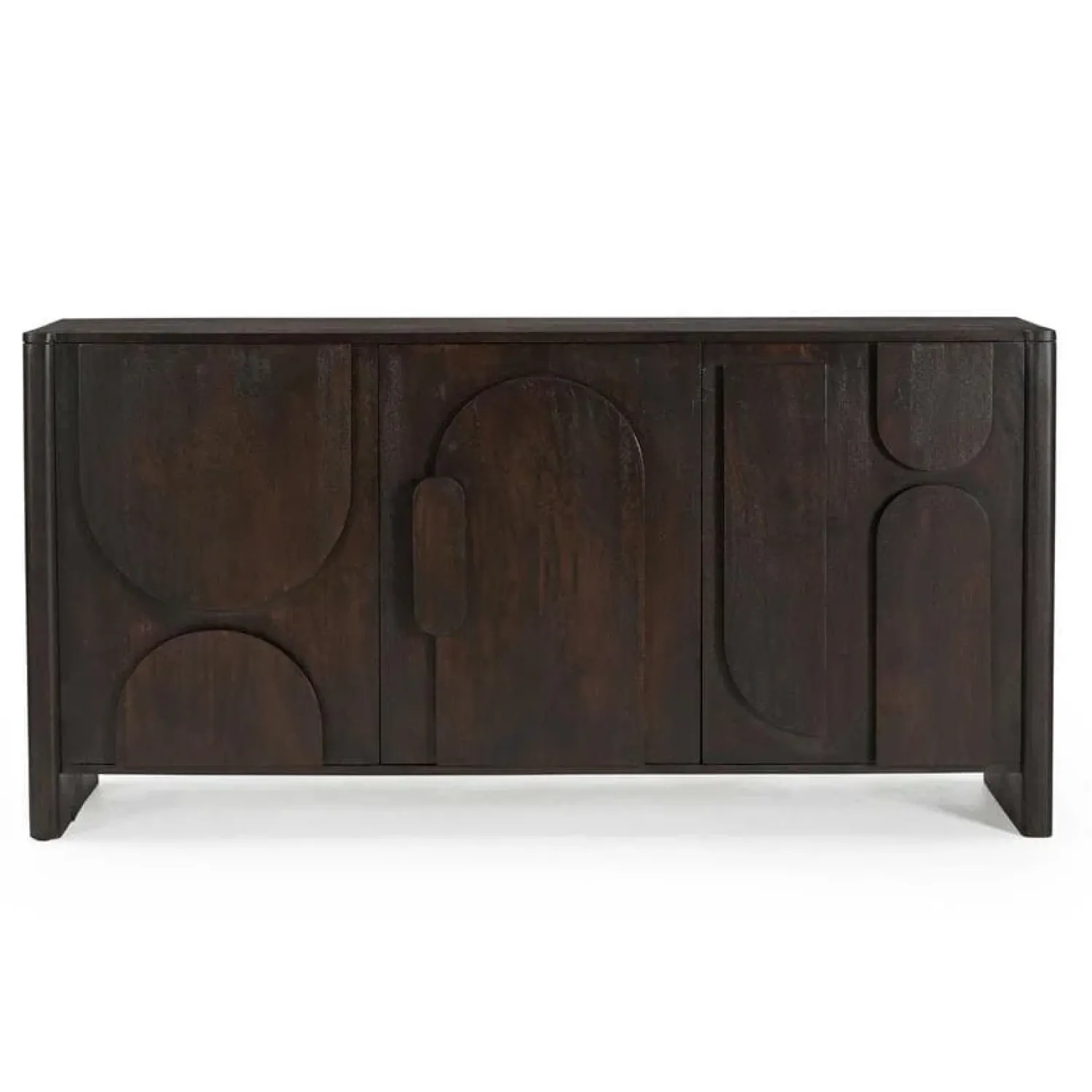 Furndea Dressoirs|Industriele Kasten|Sona Dressoir bruin Mangohout 160 cm