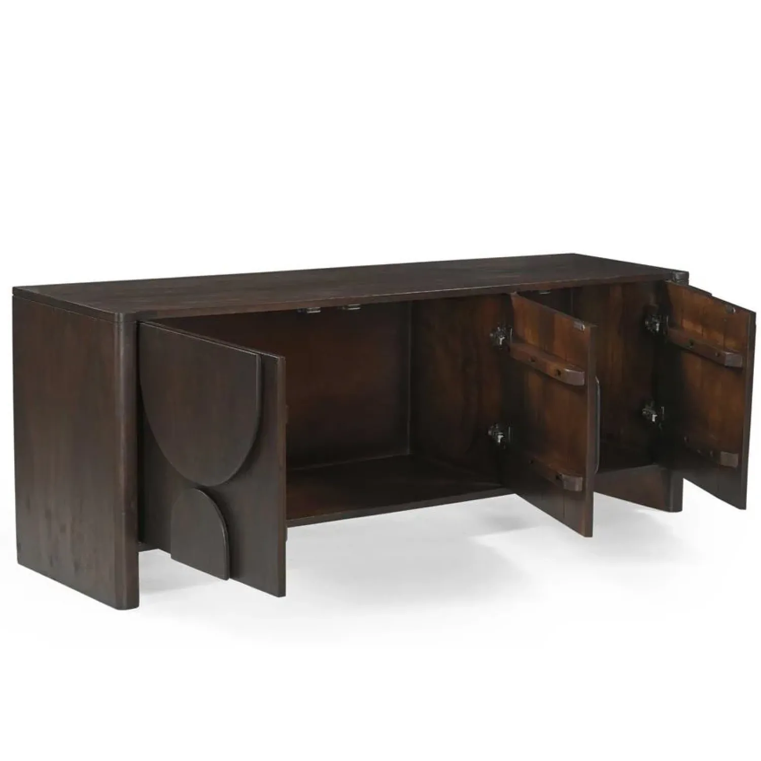 Furndea Industriele Kasten|Tv Meubels|Sona Tv meubel bruin Mangohout 150 cm