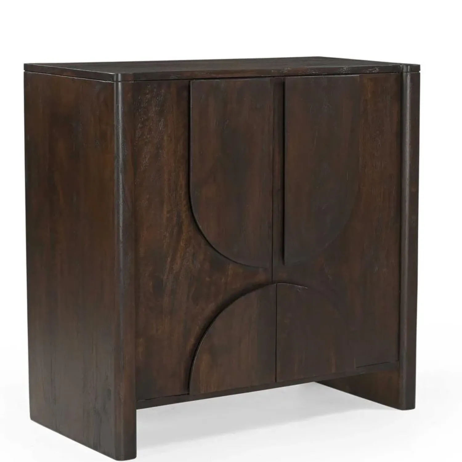 Furndea Wandkasten|Industriele Kasten|Sona Wandkastje bruin Mangohout 80 cm