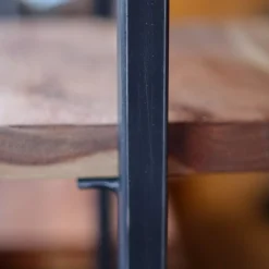 Kalfort Nachtkastjes|Industriele Kasten|Sonic houten nachtkastje hoog met plank naturel