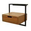 Kalfort Nachtkastjes|Industriele Kasten|Sonic houten nachtkastje industrieel 44cm