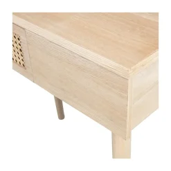WOOOD Bureautafels|Soof Kaptafel Hout Naturel 70cm