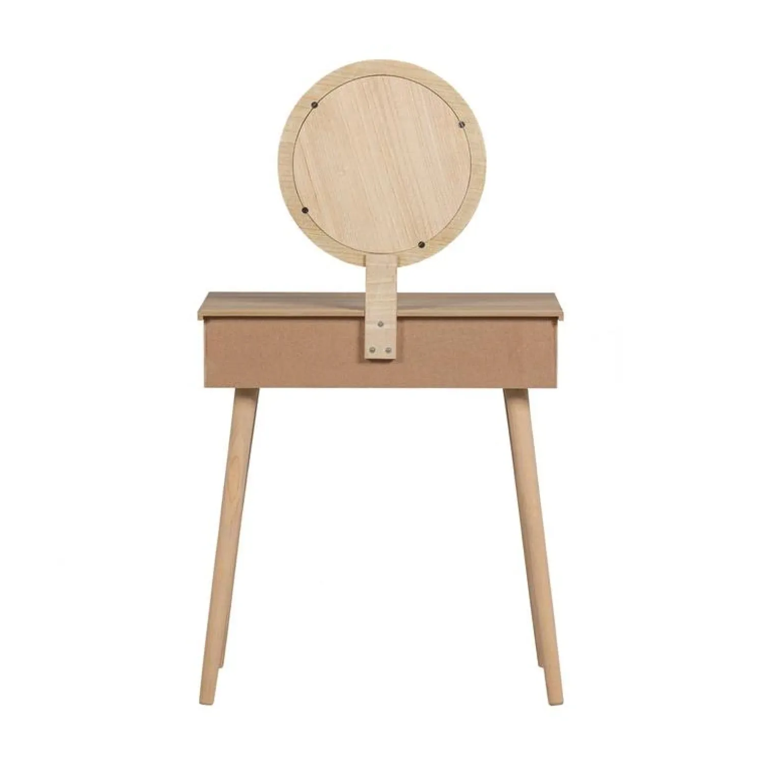 WOOOD Bureautafels|Soof Kaptafel Hout Naturel 70cm