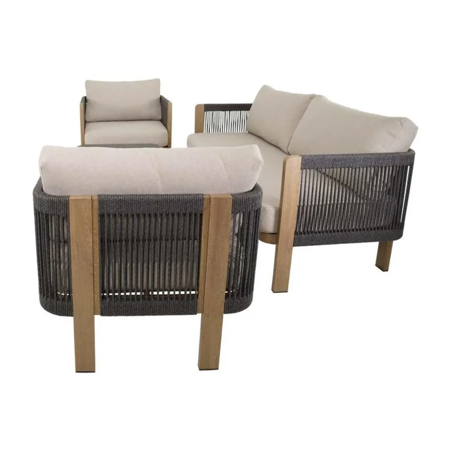 Lesli Living Loungeset|Sora Loungeset naturel