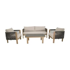 Lesli Living Loungeset|Sora Loungeset naturel