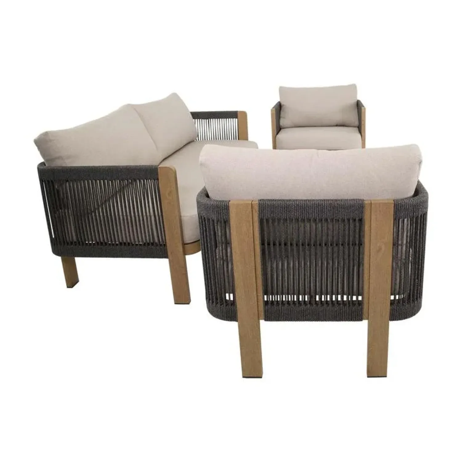 Lesli Living Loungeset|Sora Loungeset naturel