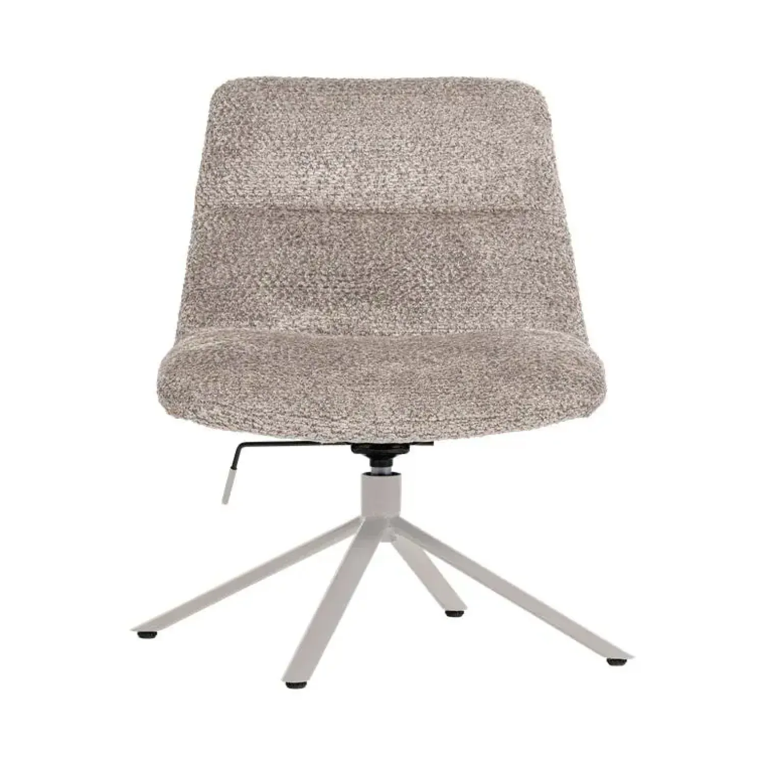 WOOOD Fauteuils|Soren Draaifauteuil Verstelbaar Wollig Grijs