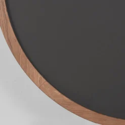 Label51 Spiegels|Spiegel Oliva Bruin rond Eikenhout 90cm