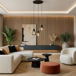 Kalfort Hanglampen|Glazen Hanglamp|Spix Hanglamp 3-lichts smoke glas
