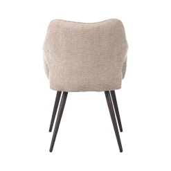 Label51 Eetkamerstoelen|Stan Eetkamerstoel Clay met bronzen poot