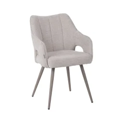 Label51 Eetkamerstoelen|Stan Eetkamerstoel Naturel met taupe poot