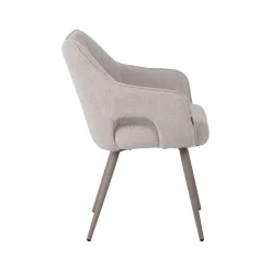 Label51 Eetkamerstoelen|Stan Eetkamerstoel Naturel met taupe poot