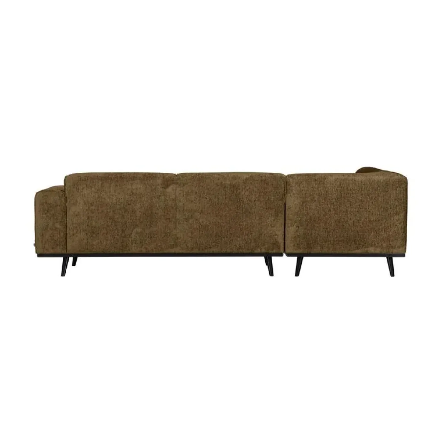 WOOOD Hoekbanken|Statement Hoekbank Links Structure Velvet Brass