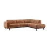 WOOOD Hoekbanken|Statement Hoekbank Rechts Chenille Velvet Terra