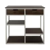 Mysons Wandkasten|Industriele Kasten|Stella lage Wandkast met 2 lades 86cm