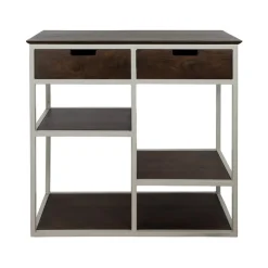 Mysons Wandkasten|Industriele Kasten|Stella lage Wandkast met 2 lades 86cm