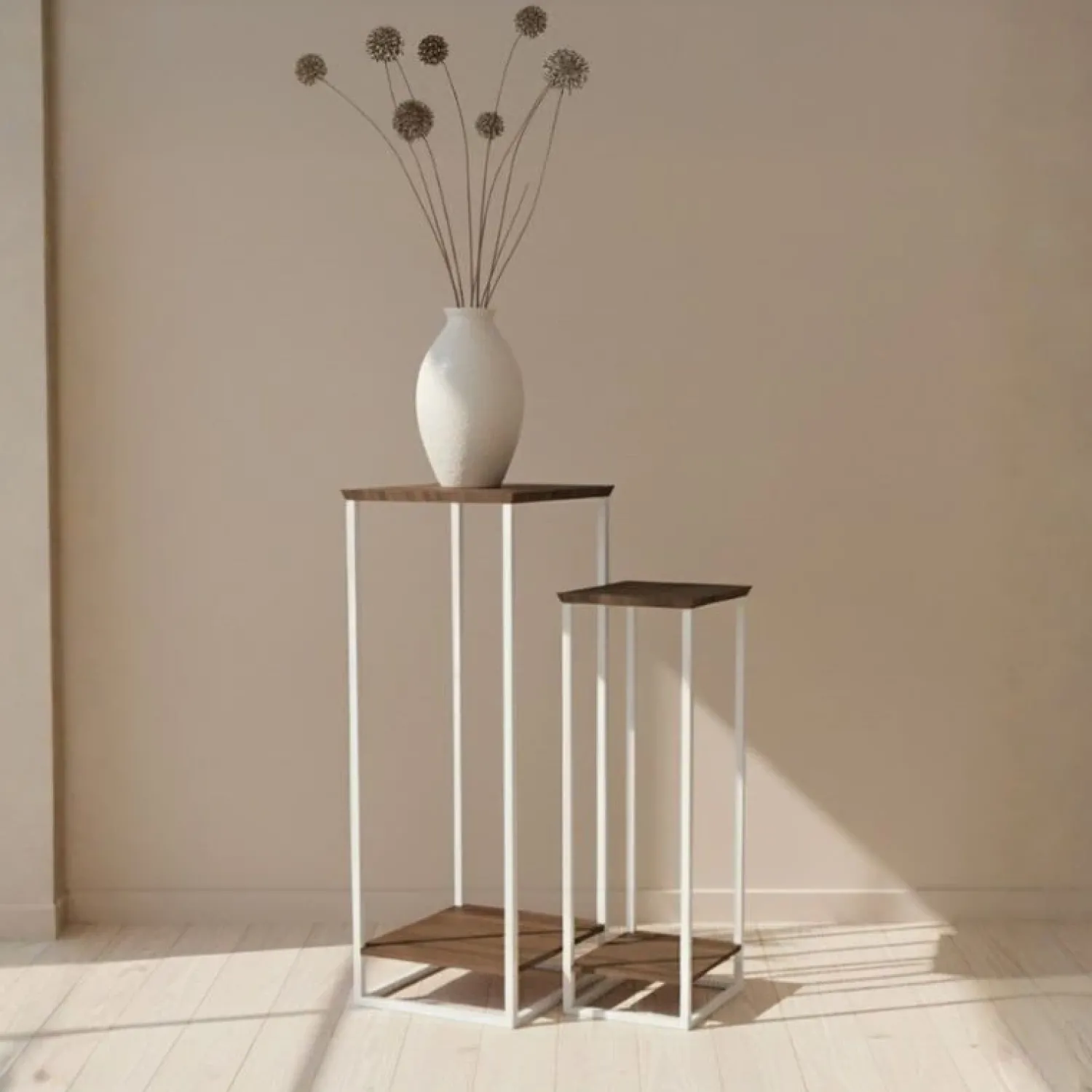 Mysons Overig|Stella Plantentafel set van 2 Walnoot
