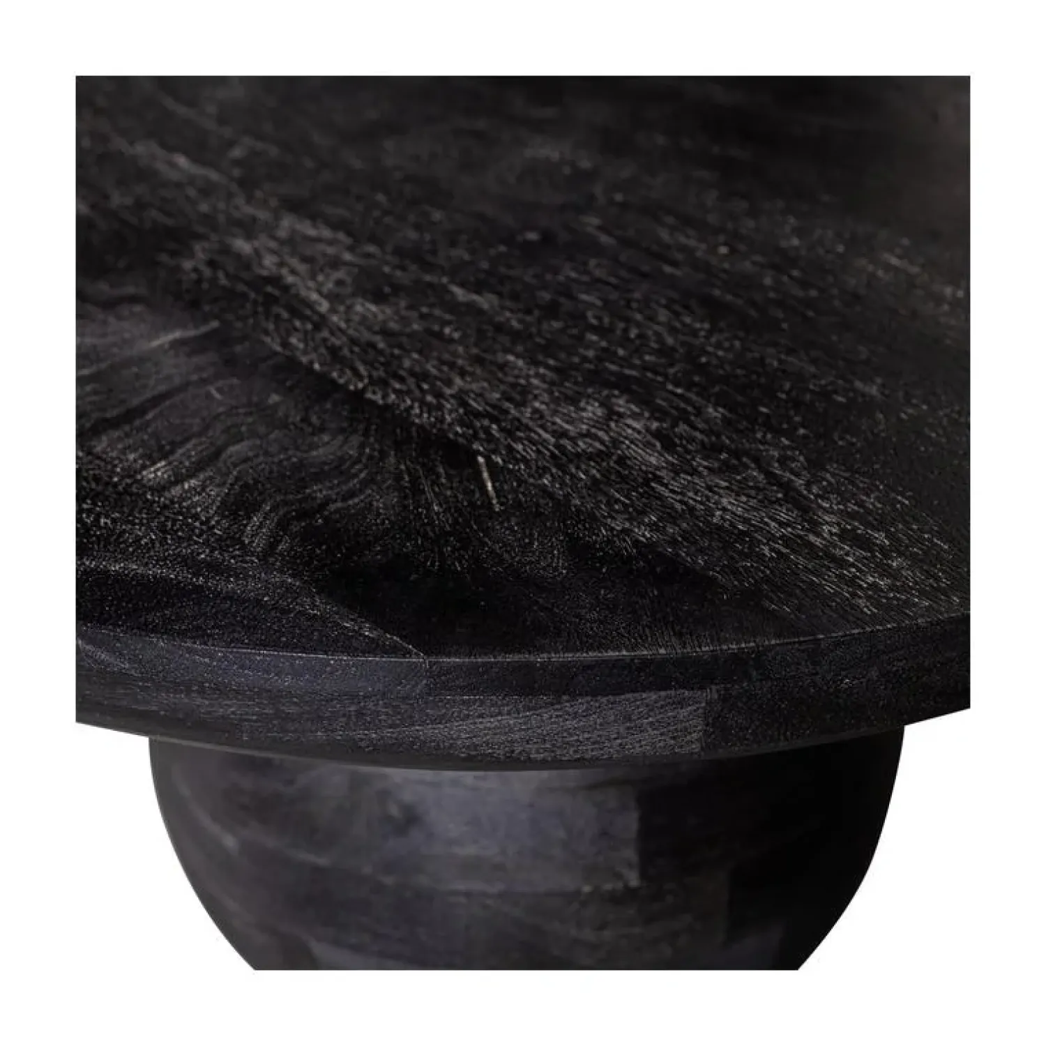 WOOOD Salontafels|Steppe Salontafel Mangohout Zwart 110cm
