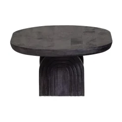 WOOOD Salontafels|Steppe Salontafel Mangohout Zwart 110cm