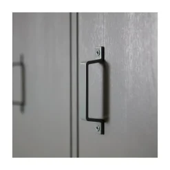 WOOOD Lockerkasten|Industriele Kasten|Stijn Lockerkast 2-Deurs Steel Grey 103cm