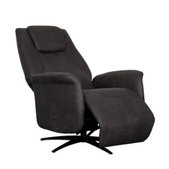 Label51 Fauteuils|Stockholm Fauteuil Antraciet Microleder Elektrisch
