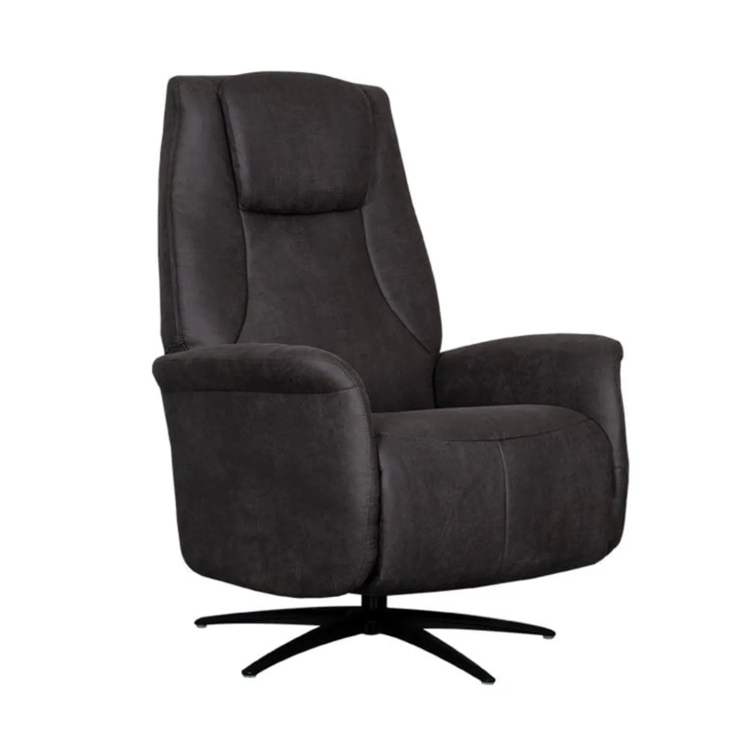 Label51 Fauteuils|Stockholm Fauteuil Antraciet Microleder Elektrisch
