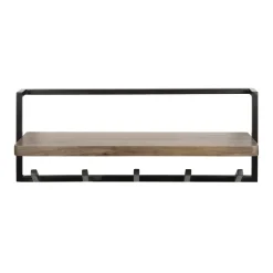 Kalfort Kapstokken|Stockton Kapstok 6 haken Bruin 85cm