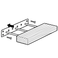 Kalfort Wandplanken|Wandplanken|Stockton wandschap zwevend 120