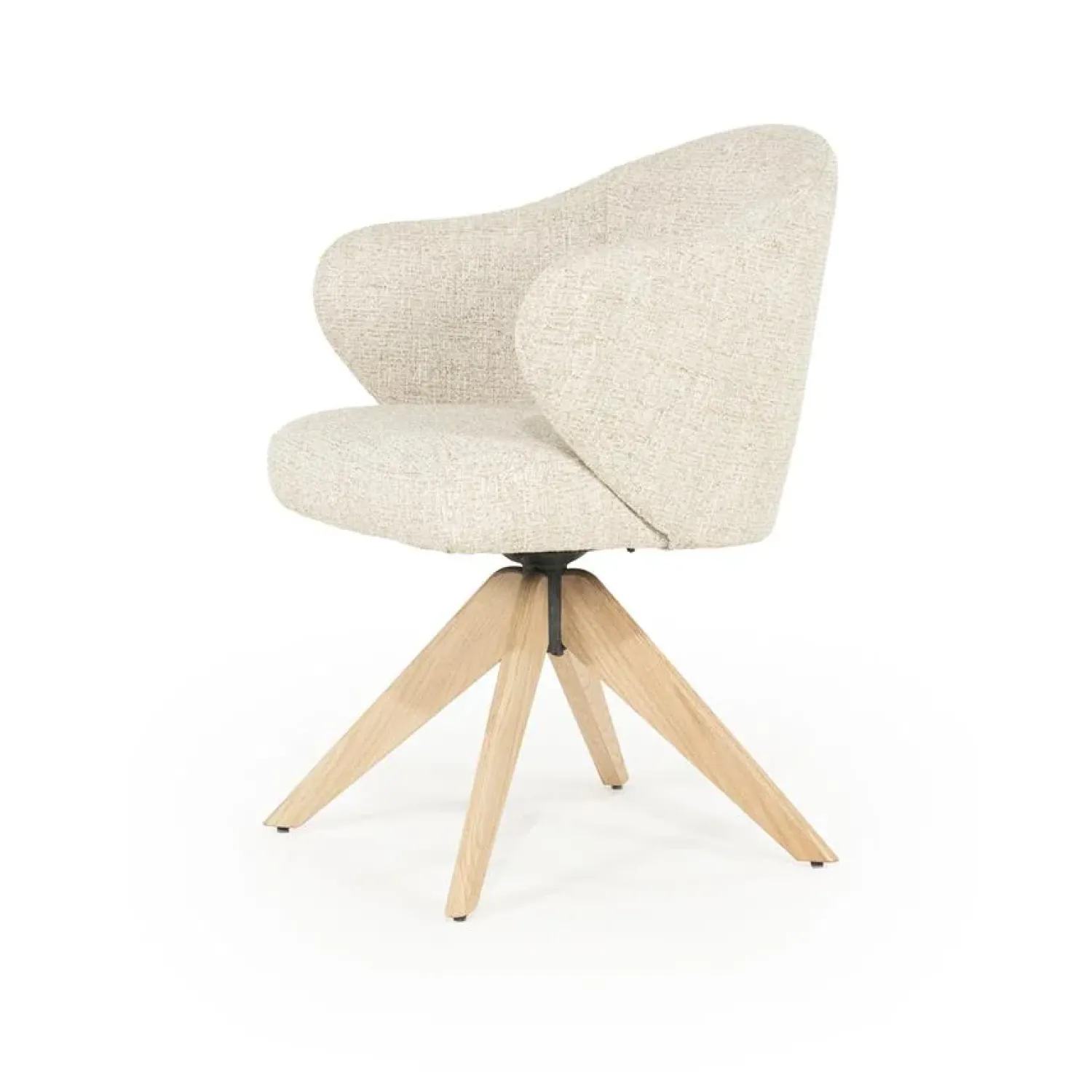 Eleonora Eetkamerstoelen|Stoel Connor naturel beige