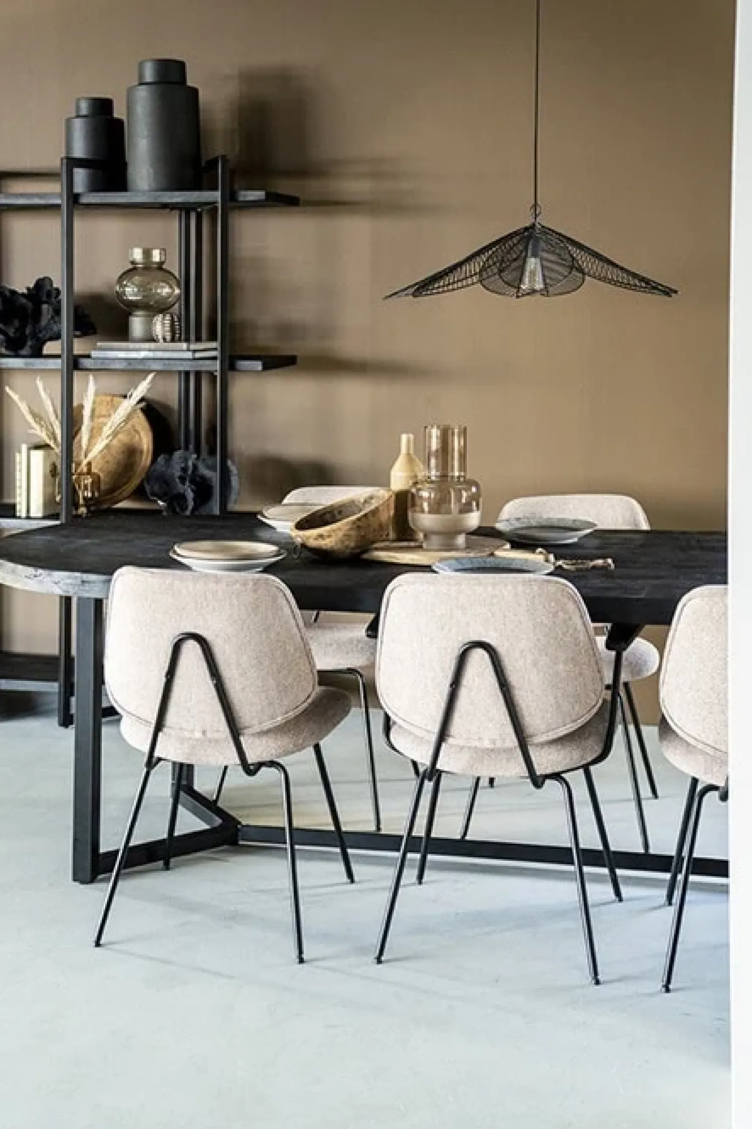 Eleonora Eetkamerstoelen|Stoel Lynn - beige fletcher
