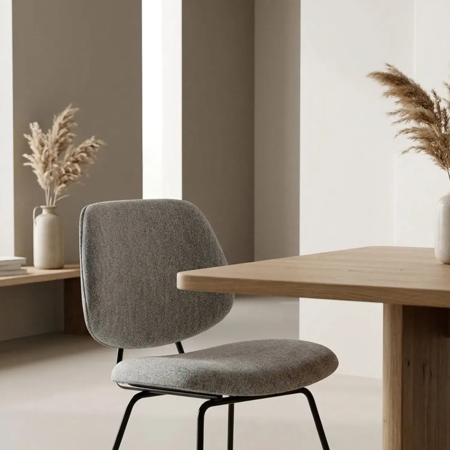 Eleonora Eetkamerstoelen|Stoel Lynn - grijs fletcher