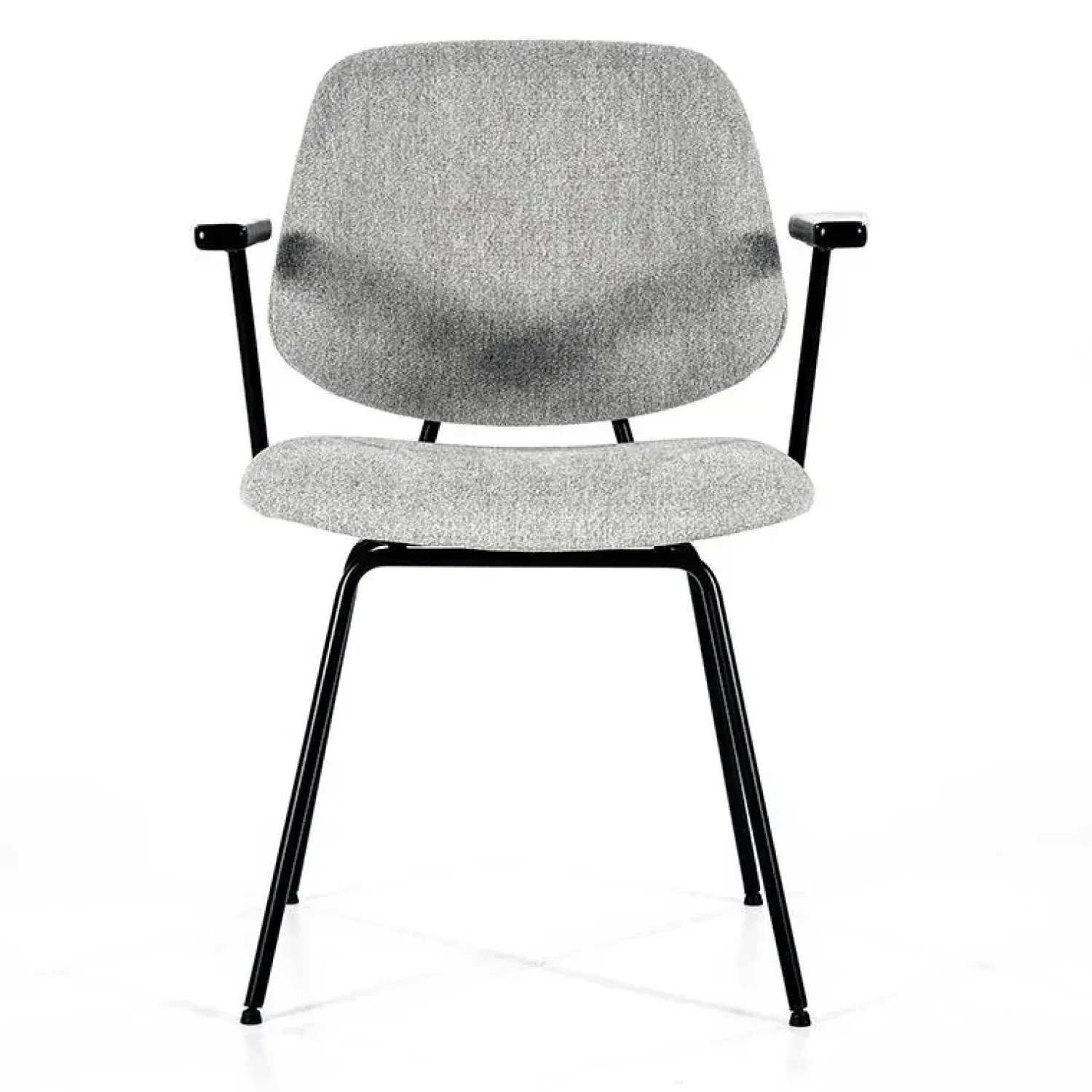 Eleonora Eetkamerstoelen|Stoel Lynn met arml - grijs fletcher
