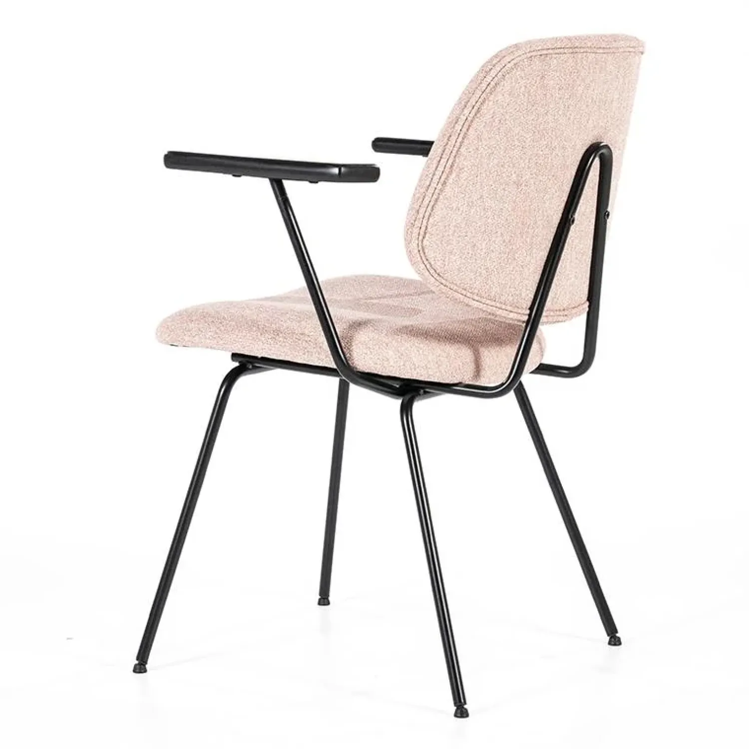 Eleonora Eetkamerstoelen|Stoel Lynn met arml - roze fletcher