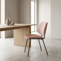 Eleonora Eetkamerstoelen|Stoel Lynn - roze fletcher