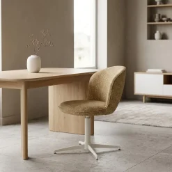 Eleonora Eetkamerstoelen|Stoel Molly mosterd