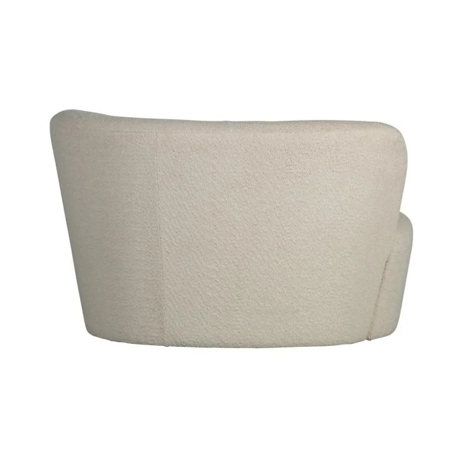 WOOOD Eetkamerbanken|Eetkamerbanken|Stone Bankje Rechts Boucle Creme 112cm