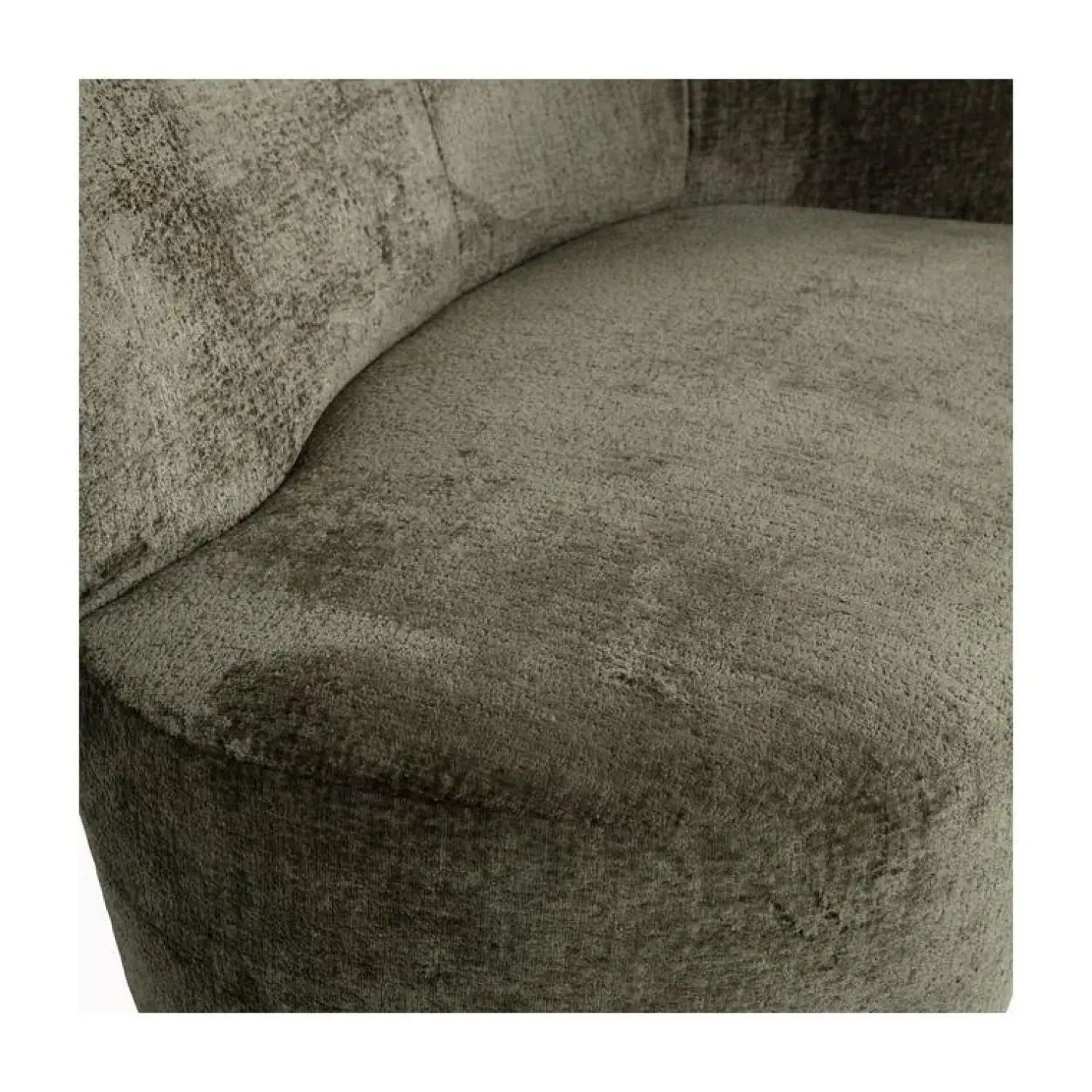 WOOOD Eetkamerbanken|Eetkamerbanken|Stone Bankje Rechts Warm Groen 112cm