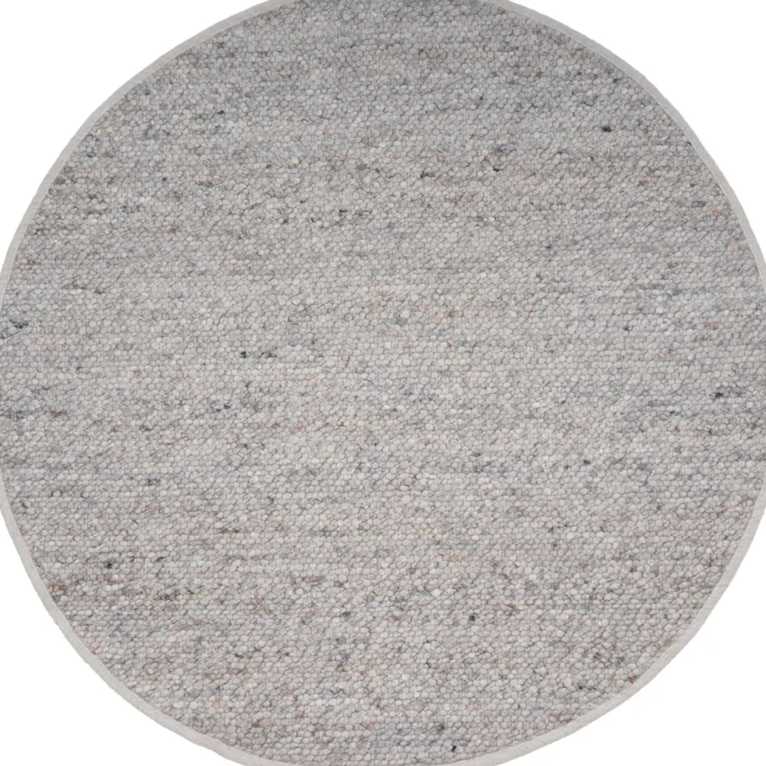 Decor 88 Vloerkleden|Stone vloerkleed Lichtgrijs Rond 160x160cm