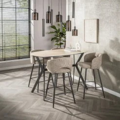 Kalfort Bartafels|Strato Bartafel deens ovaal Travertine 140cm