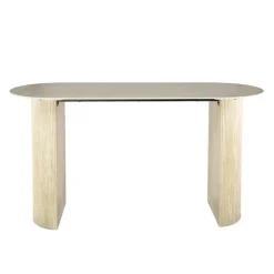 Kalfort Bartafels|Strato Bartafel ovaal Keramiek travertine 180cm