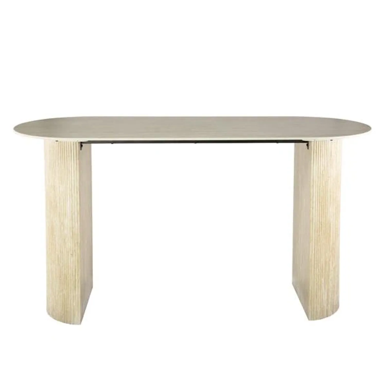 Kalfort Bartafels|Strato Bartafel ovaal Keramiek travertine 180cm
