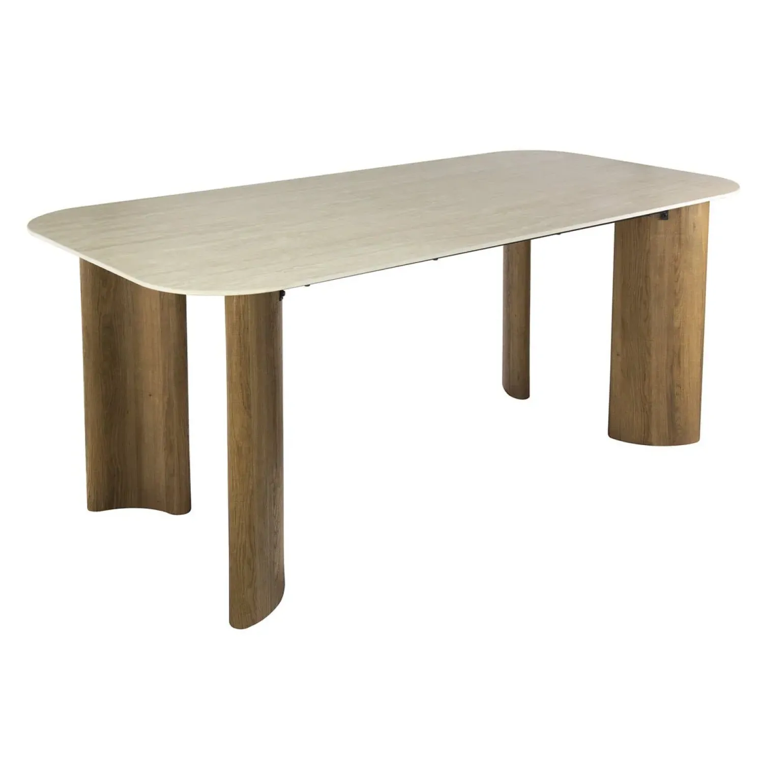 Kalfort Eettafels|Strato Eettafel Keramiek travertin 180cm