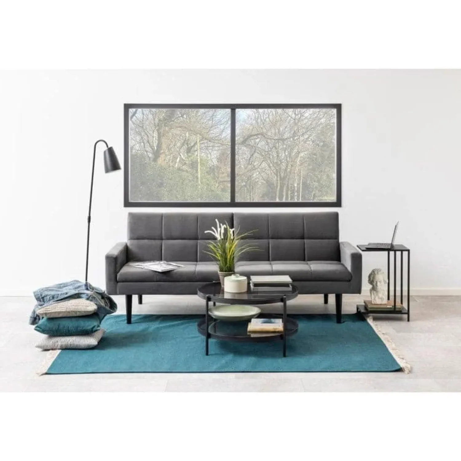 Nordhavn Salontafels|Stryn Salontafel Rond Zwart 79cm