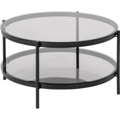 Nordhavn Salontafels|Stryn Salontafel Rond Zwart 79cm