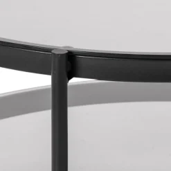 Nordhavn Salontafels|Stryn Salontafel Rond Zwart 79cm