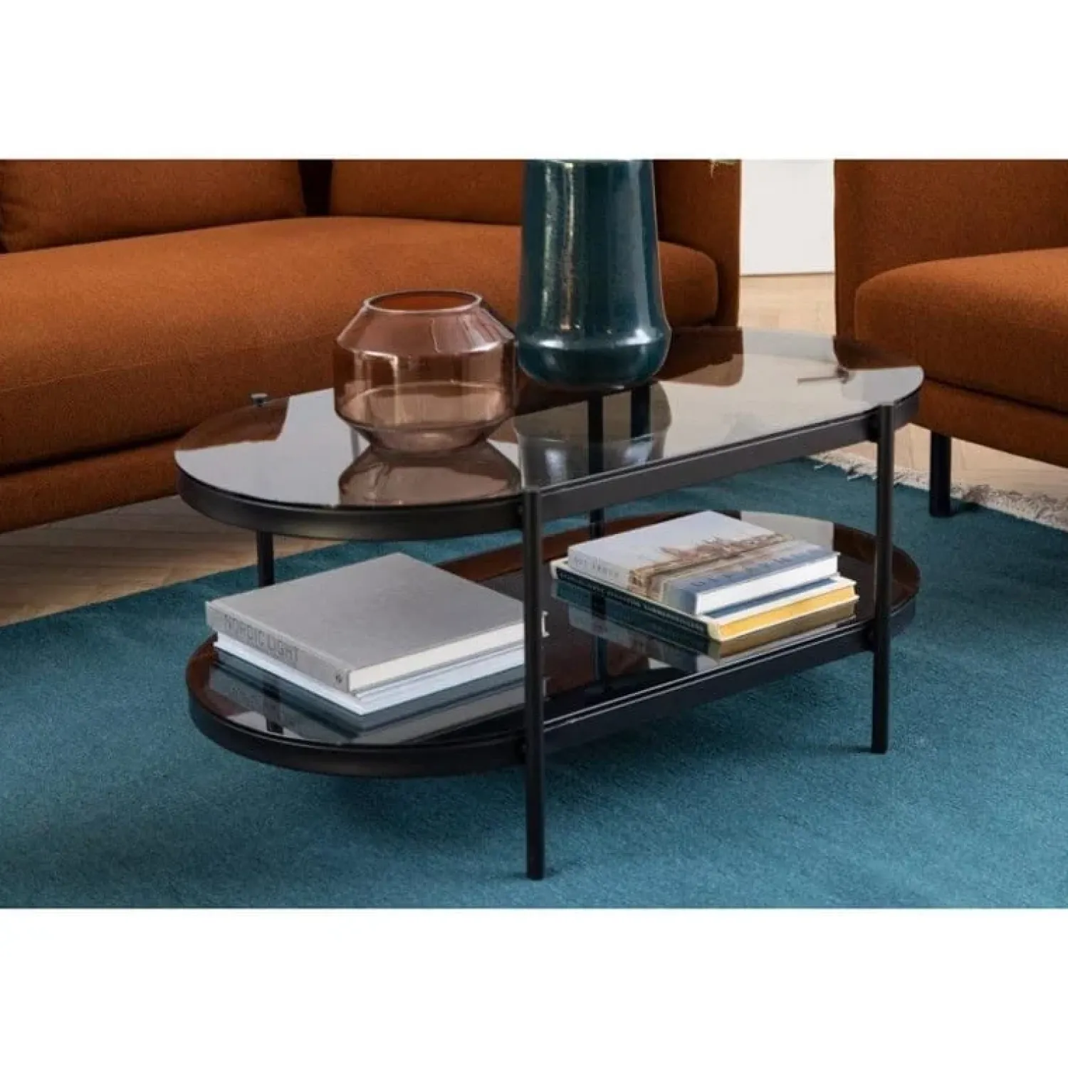 Nordhavn Salontafels|Stryn Salontafel Zwart 95cm