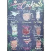 Cavetown Metalen Borden|Summer Cocktails - metalen bord