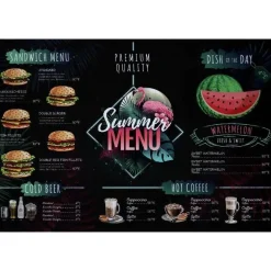 Cavetown Metalen Borden|Summer Menu - metalen bord