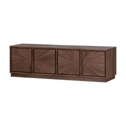 WOOOD Industriele Kasten|Tv Meubels|Sun Tv Meubel Teak Bruin 150cm